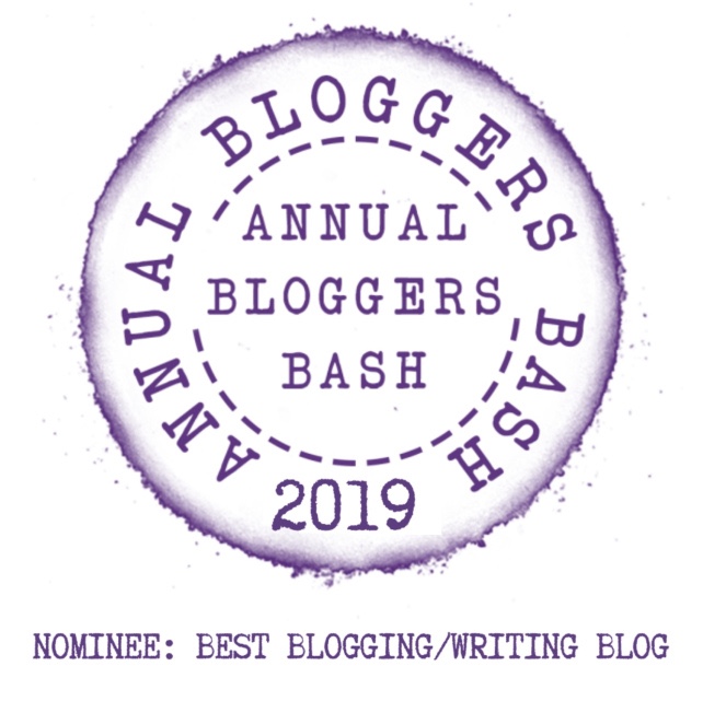 Losing the Plot, nominated blog for Best Writing Blog, Annual Bloggers Bash Awards 2019